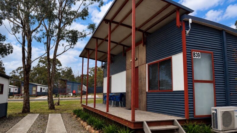 One Bedroom Villa exterior with its ramp and covered entry